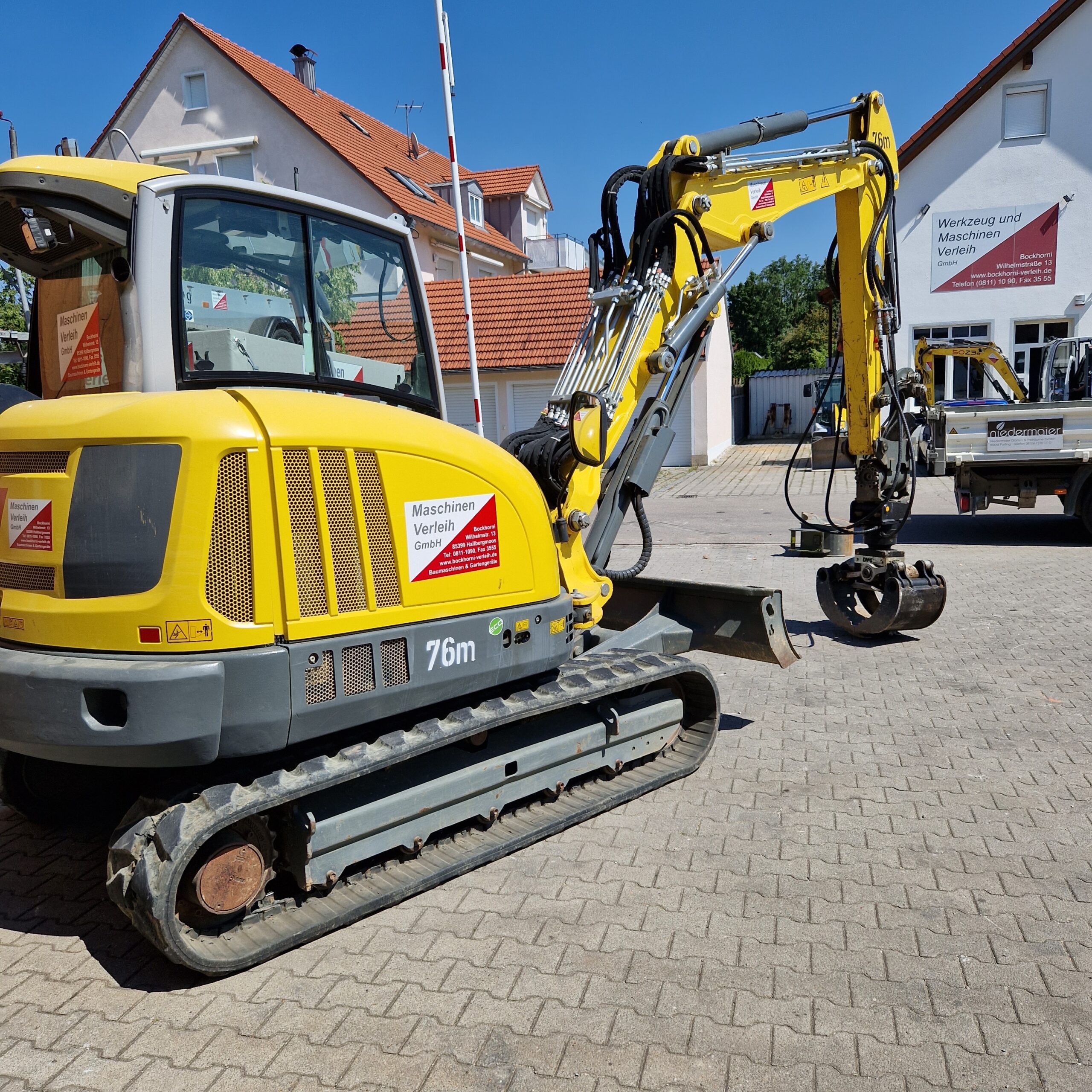 Minibagger ET65 mit Sortiergreifer