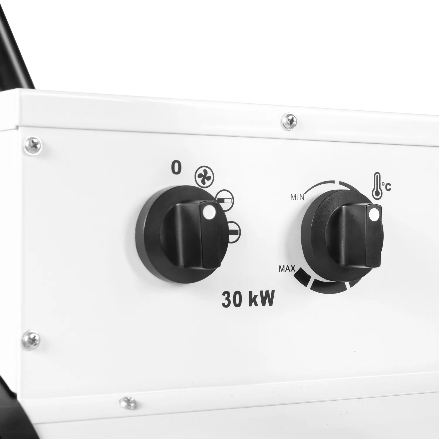 Die Bedienungsknöpfe in Nahaufnahme